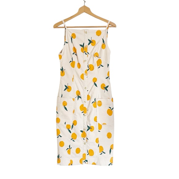 Anthropologie Dresses & Skirts - Anthropologie Maeve Dylan Mierzwinskie Colette Orange Fruit Midi Dress size S